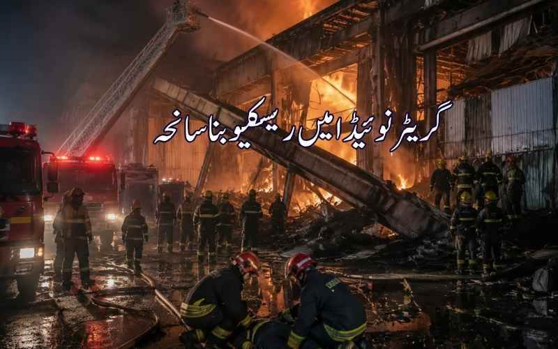 گریٹر نوئیڈا: دیوار اور لوہے کی شہتیر گرنے سے دو فائر اہلکار ہلاک ،تین زخمی 